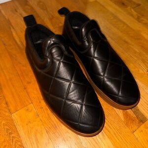 Bottega Veneta BV Quilt slip-on sneakers black